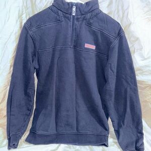 Vineyard Vines Men's Navy Zip-Up Sweater